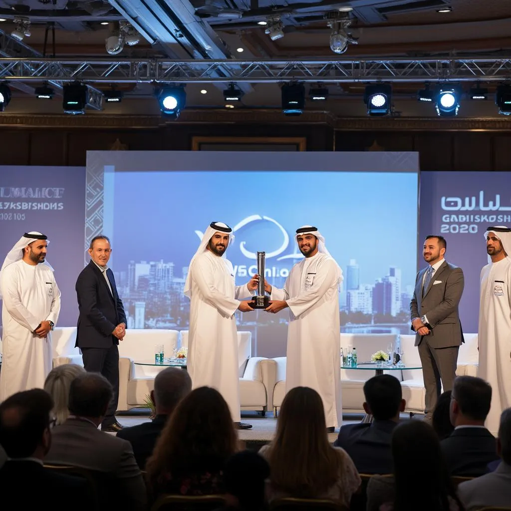 تكريم الشركة في ملتقى الأعمال الخليجي